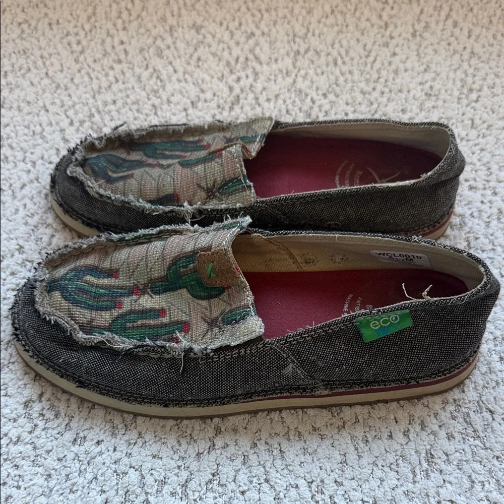 Twisted X Cactus Print‎ Slip-On Shoes